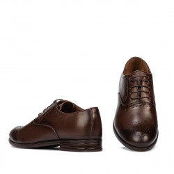 Elegante Schuhe für Jugendliche 380 in Kaffee