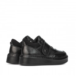 Schuhe Kinder 2009 schwarz kombiniert