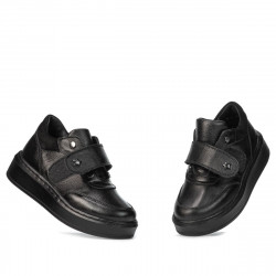 Schuhe Kinder 2009 schwarz kombiniert