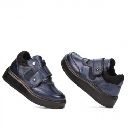 Kinderschuhe 2009 Indigo Perlmutt kombiniert