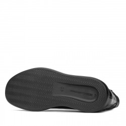 Herrenstiefeletten 4125 schwarz kombiniert