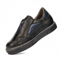 Kleinkinderschuhe 70-1c schwarz kombiniert