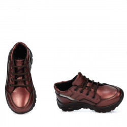 Kleinkinderschuhe 72c bordeaux perlglanz
