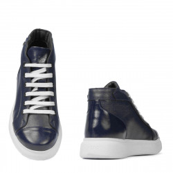 Herrenstiefel 4125 kombiniert indigo