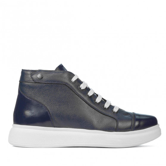 Herrenstiefel 4125 kombiniert indigo