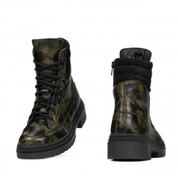 Damenstiefel 3362 khaki Camouflage