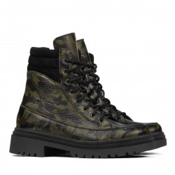 Damenstiefel 3362 khaki Camouflage