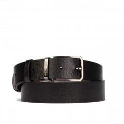 Herren Gürtel 54b zweifarbig biz schwarz+braun