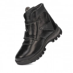 Kinderstiefel 3024 schwarz kombiniert