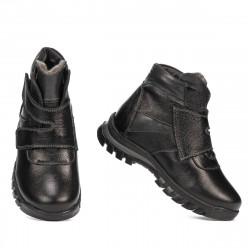 Kinderstiefel 3024 schwarz kombiniert