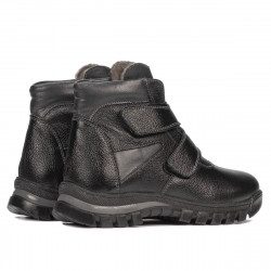 Kinderstiefel 3024 schwarz kombiniert
