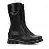 Kinderstiefel 3026 schwarz kombiniert