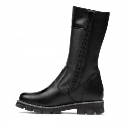 Kinderstiefel 3026 schwarz kombiniert