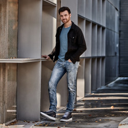 Herrenstiefel 4125 kombiniert indigo lifestyle