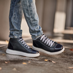 Herrenstiefel 4125 kombiniert indigo lifestyle