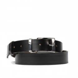 Damen Gürtel 28m schwarz glänzend