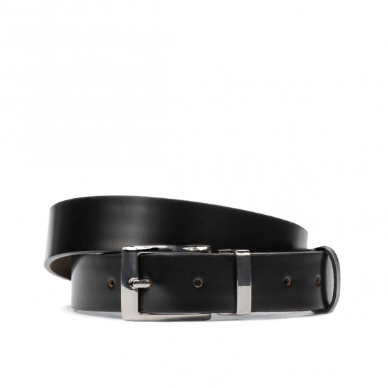 Damen Gürtel 28m schwarz glänzend Damen Gürtel 28m schwarz glänzend