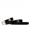 Herren Gürtel 59b schwarz glänzend