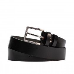 Herren Gürtel 59b schwarz glänzend
