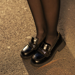 Damen Freizeitschuhe 6041 in Schwarz kombiniert Croco