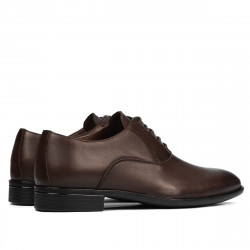 Elegante Herrenschuhe 876 a Kaffee