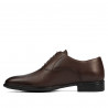 Elegante Herrenschuhe 876 a Kaffee