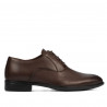 Elegante Herrenschuhe 876 a Kaffee