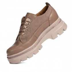 Damen Freizeitschuhe 6043 Cappuccino kombiniert