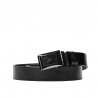 Herren Gürtel 42b glänzend schwarz