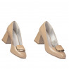 Elegante Damenschuhe 1291 Lack Beige