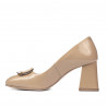 Elegante Damenschuhe 1291 Lack Beige
