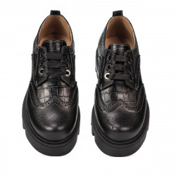 Damen Freizeitschuhe 6047 schwarz kombiniert