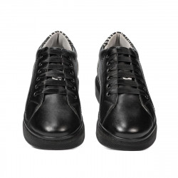 Freizeit-/Sportschuhe 6048 schwarz kombiniert