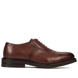 Elegante Herrenschuhe 937 in Cognac