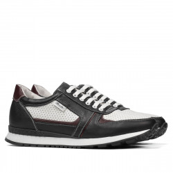 Herrensportschuhe 833 indigo+weiß