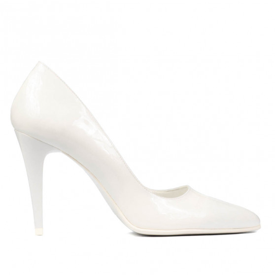 Elegante Damenschuhe 1246 weiß Lack Elegante Damenschuhe 1246 weiß Lack