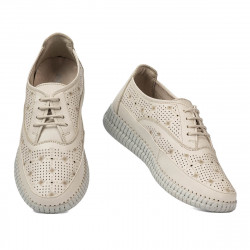 Damenmokassins 6045 beige