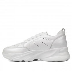 Damen-Sneaker 6046 weiß perlglanz