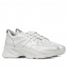 Damen-Sneaker 6046 weiß perlglanz