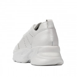 Damen-Sneaker 6046 weiß perlglanz