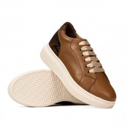 Freizeitschuhe/Sportschuhe 6048 braun kombiniert
