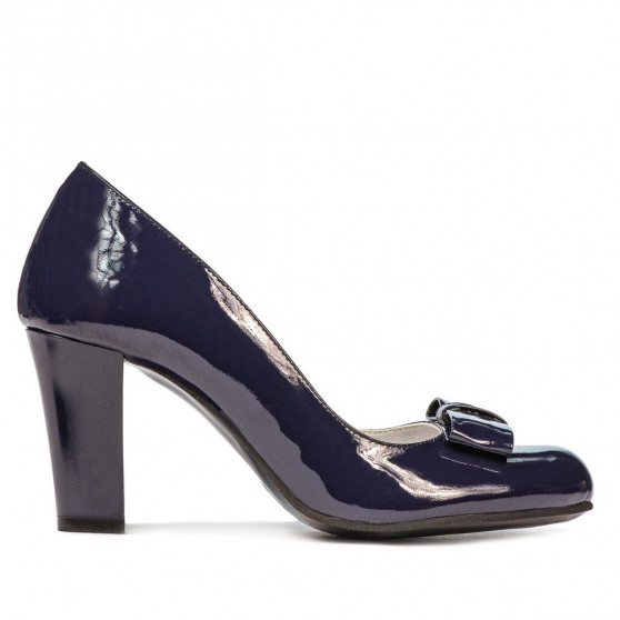 Elegante Damenschuhe 1245 Lack Indigo Elegante Damenschuhe 1245 Lack Indigo