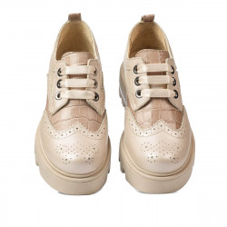 Damen Freizeitschuhe 6047 beige kombiniert