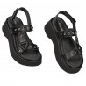 Damensandalen 5083 schwarz