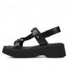 Damensandalen 5083 schwarz