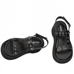 Damensandalen 5083 schwarz