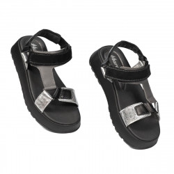 Damen Sandalen 5082 schwarz kombiniert