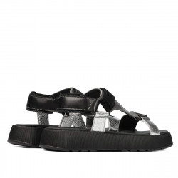 Damen Sandalen 5082 schwarz kombiniert