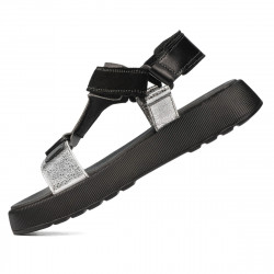 Damen Sandalen 5082 schwarz kombiniert