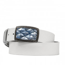 Unisex Gürtel 07ld biz weiß